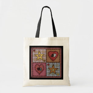 Tote Bolsa de Patches do Prim Quilt