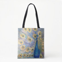Bolsa de Peacock ouro de 