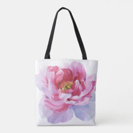 Tote Bolsa de Peony Rosa