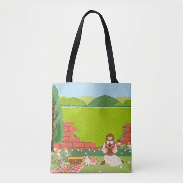 Tote Bolsa de Picnic moderno estético (Frente)