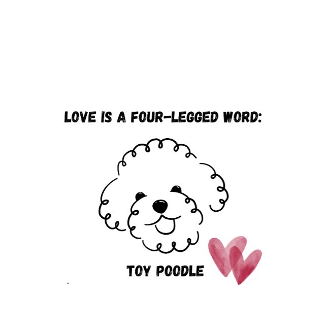 Tote bolsa de poodle toy (Criador carregado)