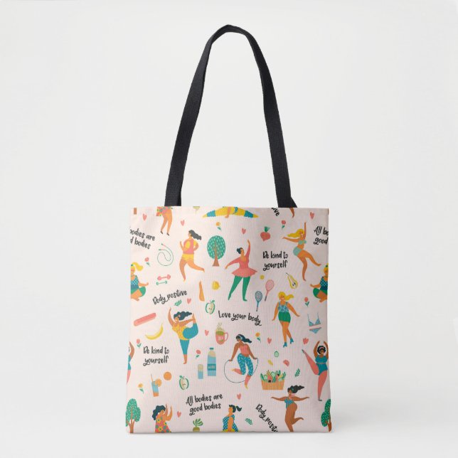Tote Bolsa de Positividade Corporal (Frente)