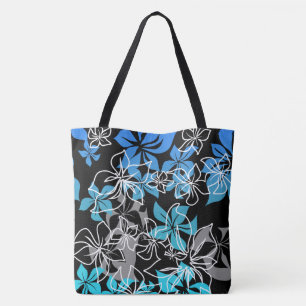 Tote Bolsa de praia de Mistura Hawaiana Dançando Hibisc