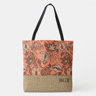 Tote Bolsa de praia de Monograma Tropical do Havaí Pro
