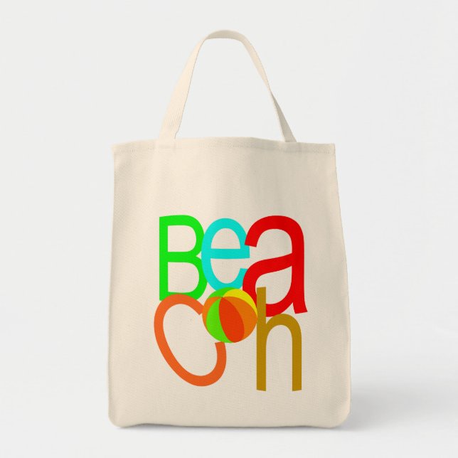 Tote Bolsa de praia de Verão (Frente)