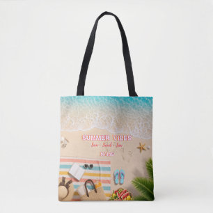 Tote Bolsa de Praia de Verão Estética