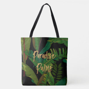 Tote Bolsa de praia do Paraíso Palm Havaiano - Multico