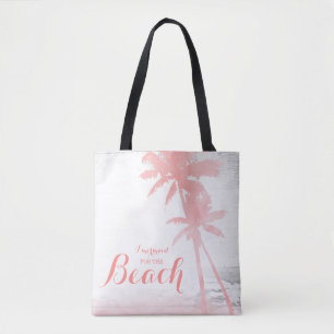 Tote Bolsa de praia engraçada, sereia para a praia