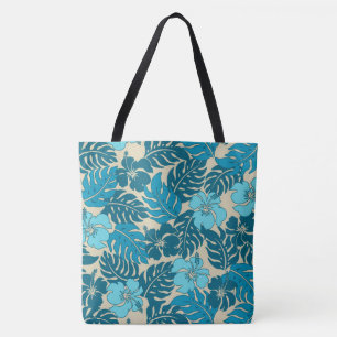 Tote Bolsa de praia Huakini Bay Havaiano Hibiscus Vinta