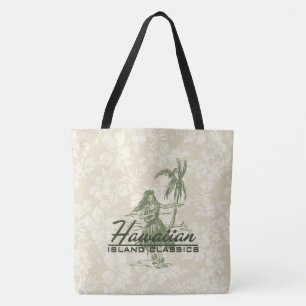 Tote Bolsa de praia Hula Hibiscus da Ilha do Havaí