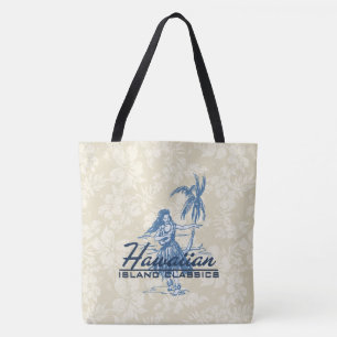 Tote Bolsa de praia Hula Hibiscus da Ilha do Havaí