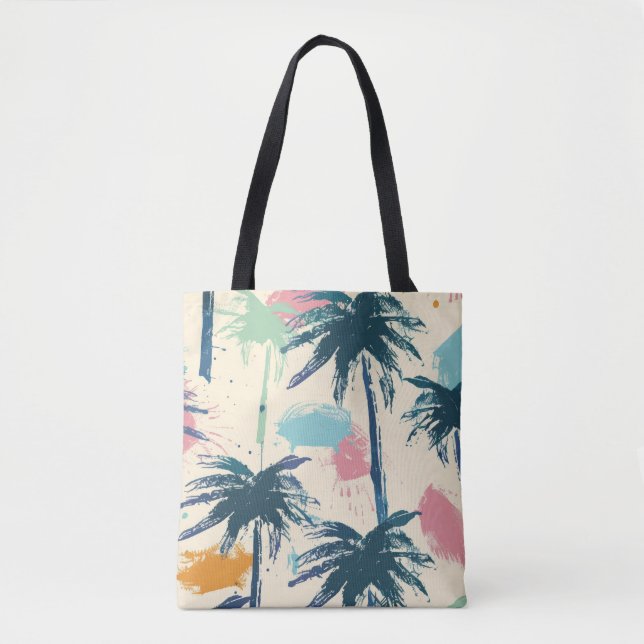 Tote Bolsa de praia Palm Leaf (Frente)