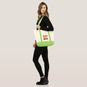 Tote Bolsa de Praia Pôr do Sol Tropical