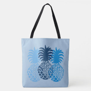 Tote Bolsa de praia Tropical de Momona Pineapple no Hav