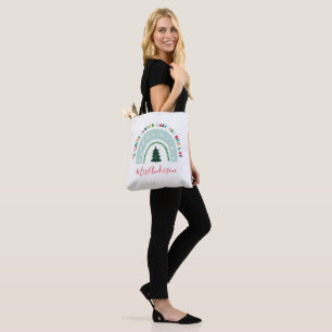 Tote Bolsa de presente bonitinha para o arco-íris de N