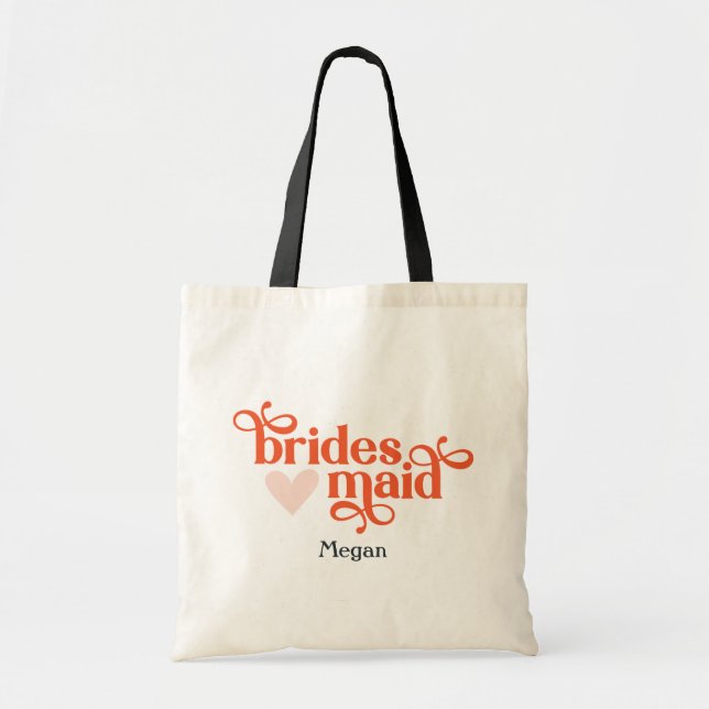 Tote Bolsa de presente de ponte de boho personalizado (Frente)