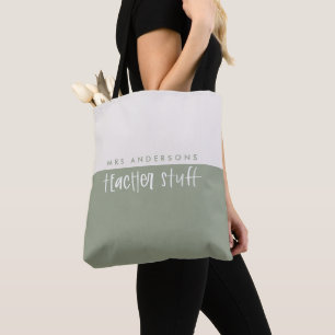 Tote Bolsa de presente para professor de aquarela moder