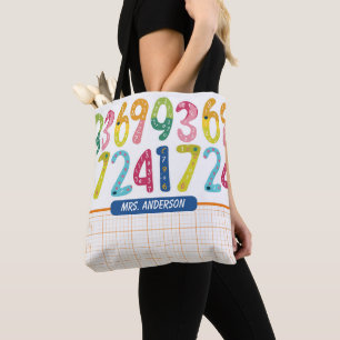 Tote Bolsa de presente para professor de matemática da 