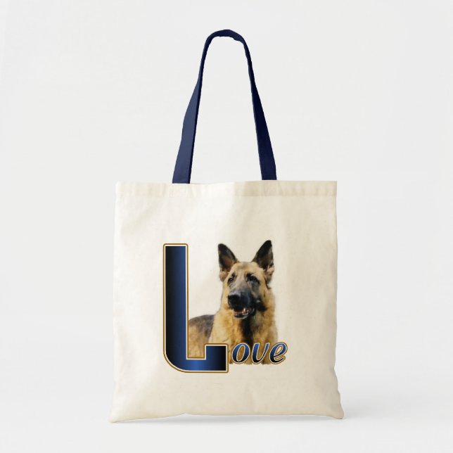 Tote Bolsa de presentes de german shepherd (Frente)