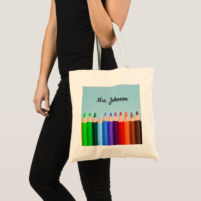 Tote Bolsa de professor personalizado (Frente (produto))