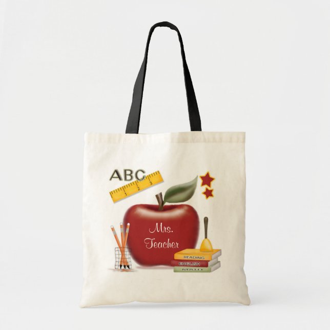 Tote Bolsa de Professores Personalizados (Frente)