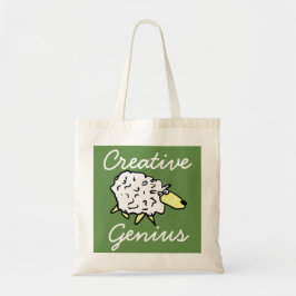 Tote Bolsa de Projeto de Artesanato de Ovelha "Gênio Cr