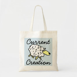 Tote Bolsa de Projeto de Cartoon de Ovelhas "Criação At