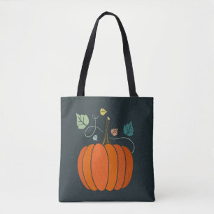 Tote Bolsa DE PUMPKIN NO OUTONO REVERSÍVEL