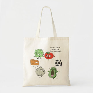 Tote Bolsa de reutilizável do mercado da Funny Veggie F