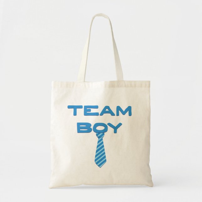 Tote Bolsa de Revisão de Gênero do Team Boy (Frente)
