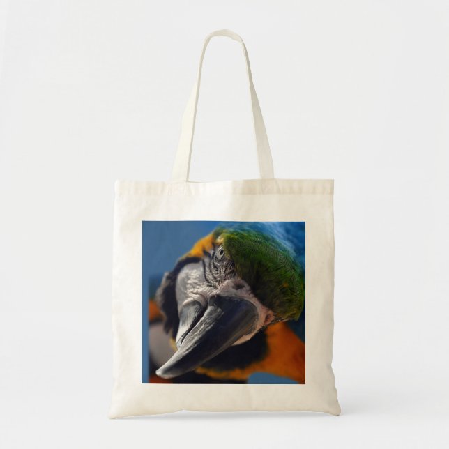 Tote Bolsa de Saco de Pássaro de Pássaro de Papagaio (Frente)