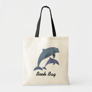 Tote Bolsa de saltos de golfinhos tropicais