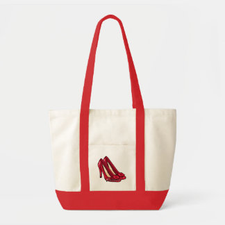 Tote Bolsa de saltos vermelhos
