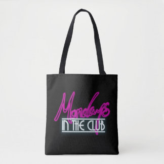 Tote Bolsa de segunda-feira (preto)