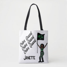 Tote Bolsa de Sinalizador Personalizado (Flor Verde)