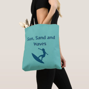 Tote Bolsa de Sol, Areia e Ondas