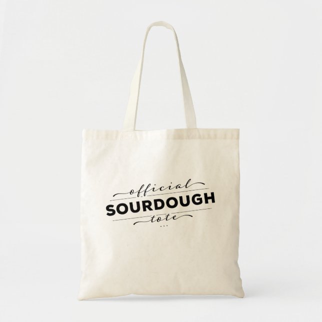 Tote Bolsa de Sourdough Oficial (Frente)
