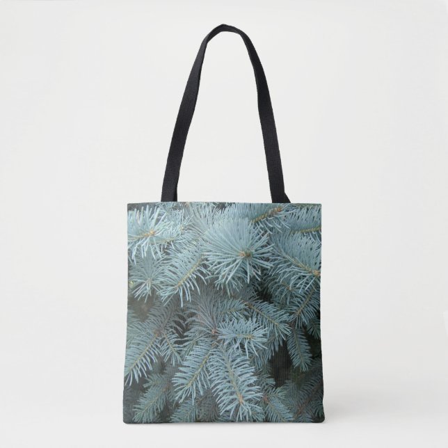 Tote Bolsa de spruce azul (Frente)