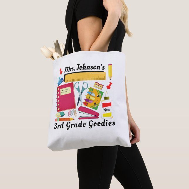 Tote Bolsa de Suprimentos Escolares de Professores do 3 (Close Up)