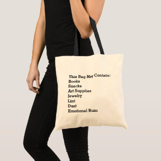 Tote Bolsa de TDAH Pode Conter Livros Lanches Supriment
