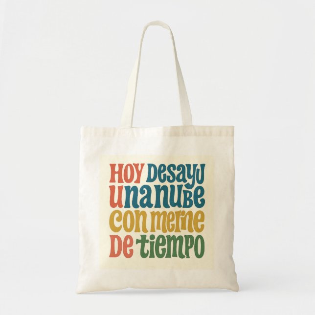 Tote Bolsa de tela Desayuno surrealista (Frente)