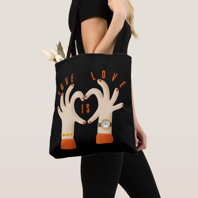 Tote Bolsa de tela Love is Love (Close Up)