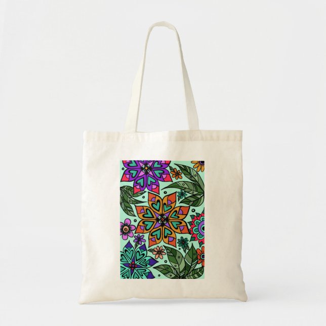 Tote Bolsa de tela personalizada con diseños unicos (Frente)