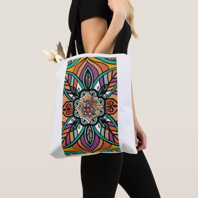 Tote Bolsa de tela personalizada con diseños unicos (Close Up)