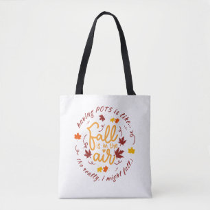 Tote Bolsa de Tema de Queda de potes