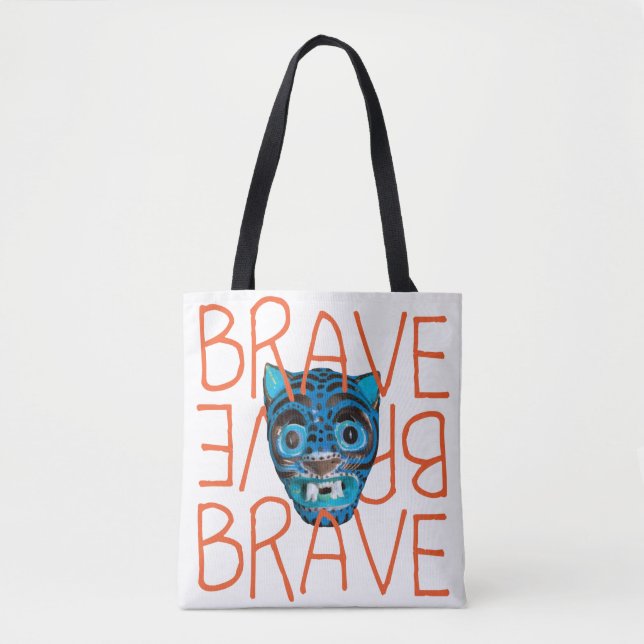 Tote Bolsa de Tigre de Brave (Frente)