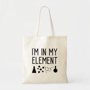 Tote Bolsa de toques de professor de química engraçada