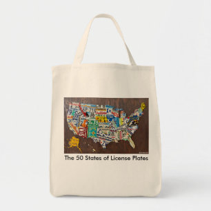 Tote Bolsa de toques do Mapa de Licença