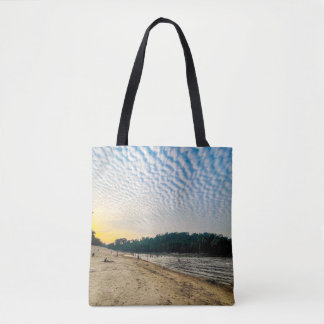Tote Bolsa de Tota de brisa do oceano - Céu azul e Onda