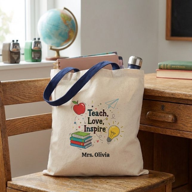 Tote Bolsa de Trabalho Personalizada para Professores B (Criador carregado)